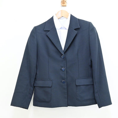 【中古】宮城県 宮城学院高等学校 女子制服 4点（ブレザー・シャツ・ニット・スカート）sf009447