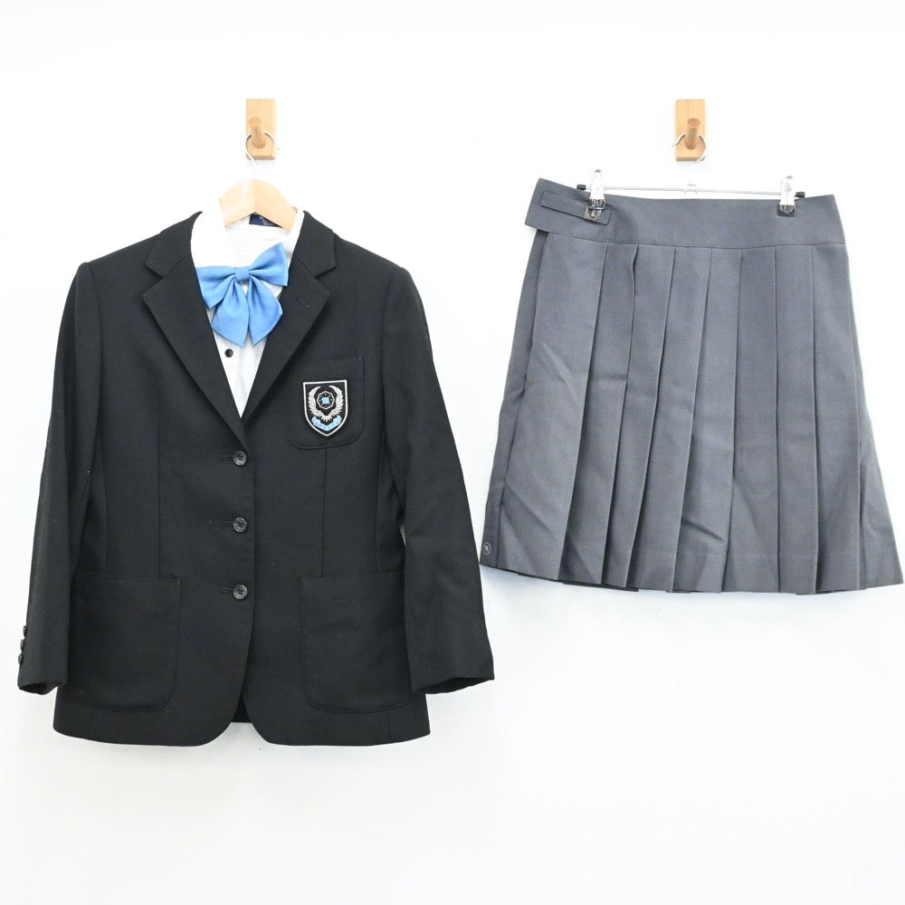 【中古】宮城県 東北生活文化大学高等学校 女子制服 7点（ブレザー・シャツ・スカート）sf009466