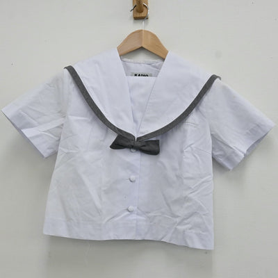 【中古】沖縄県 沖縄県立開邦高等学校 女子制服 4点（セーラー服・スカート）sf009475