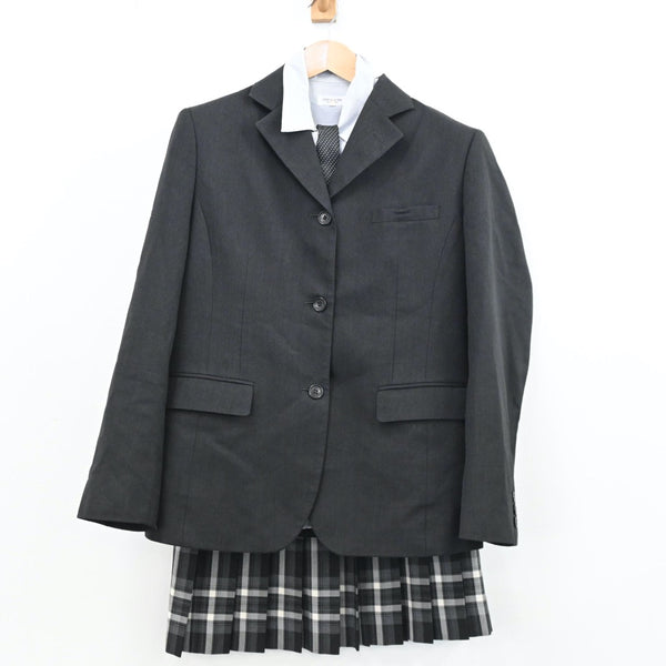 中古制服】鹿児島県 鹿児島実業高等学校 女子制服 7点（ブレザー・ニット・シャツ・スカート）sf009482【リサイクル学生服】 | 中古制服 通販パレイド