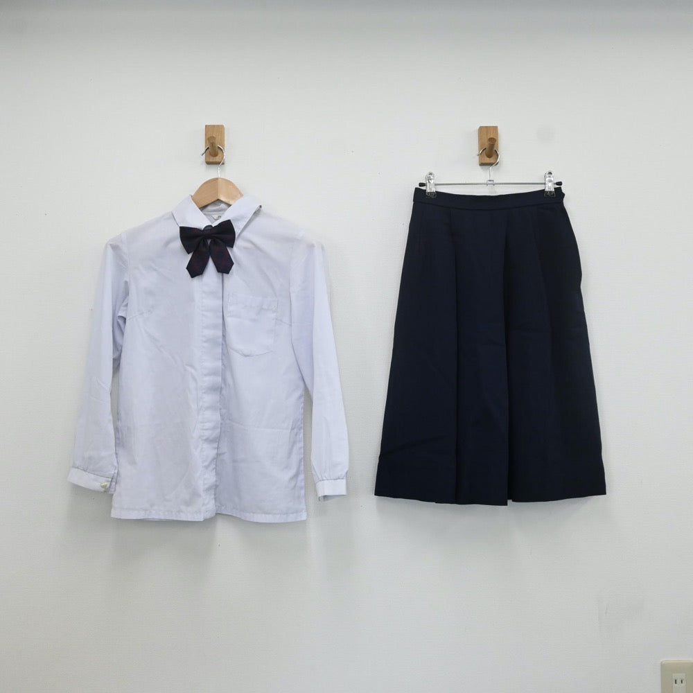 【中古】兵庫県 琴丘高等学校 女子制服 5点（ブレザー・シャツ・ベスト・スカート）sf009541