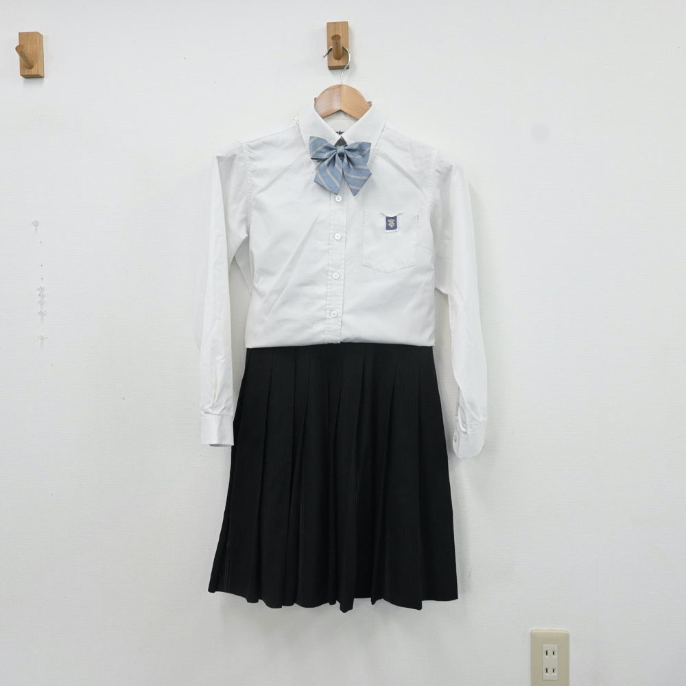 【中古】栃木県 宇都宮東高等学校・附属中学校 女子制服 5点（ブレザー・シャツ・スカート）sf009548