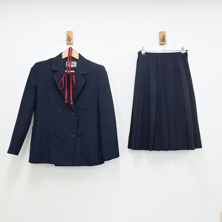 O543/T985(中古)栃木県 さくら市立氏家中学校 女子制服3点 /指定
