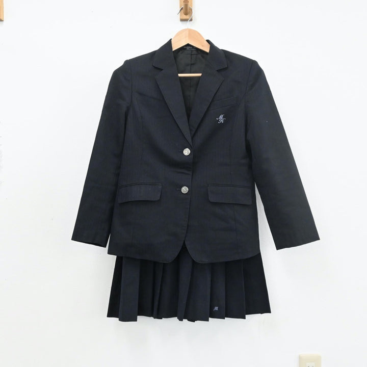 中古制服】宮城県 松島高等学校 女子制服 3点（ブレザー・ニット