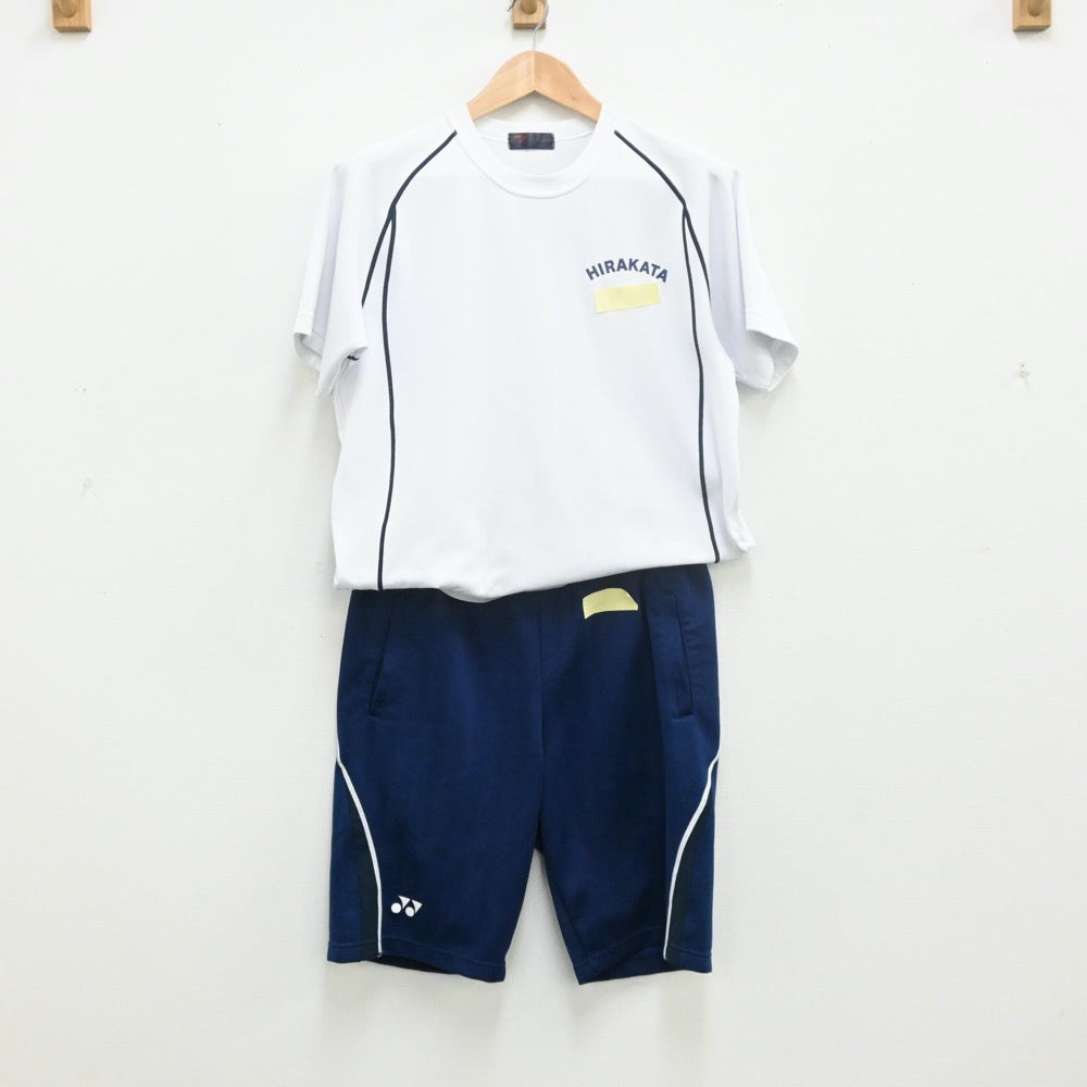 中古制服】大阪府 枚方高等学校 女子制服 3点（ジャージ 上