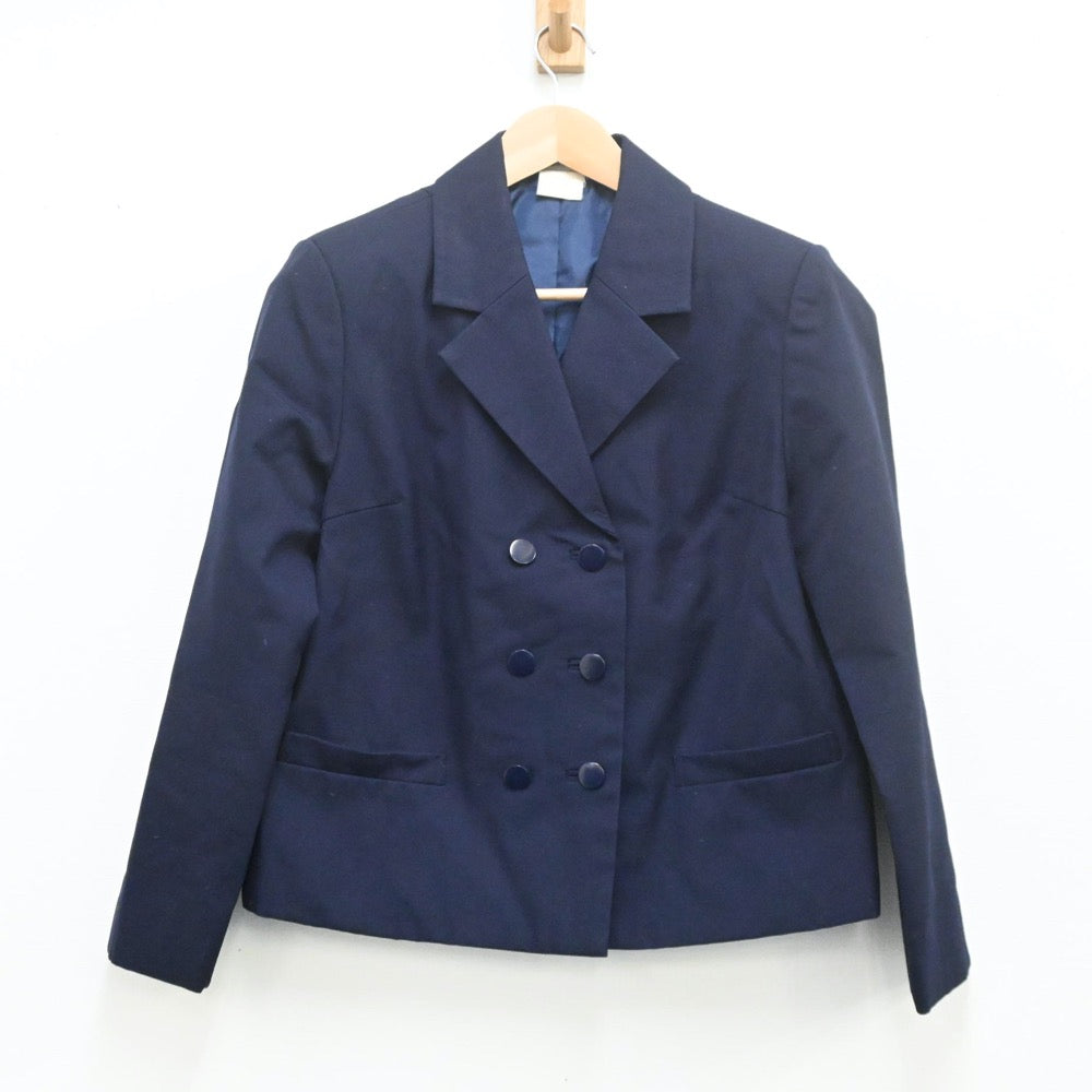 【中古】茨城県 茨城県立水戸第二高等学校 女子制服 2点（ブレザー・ジャンパースカート）sf009668