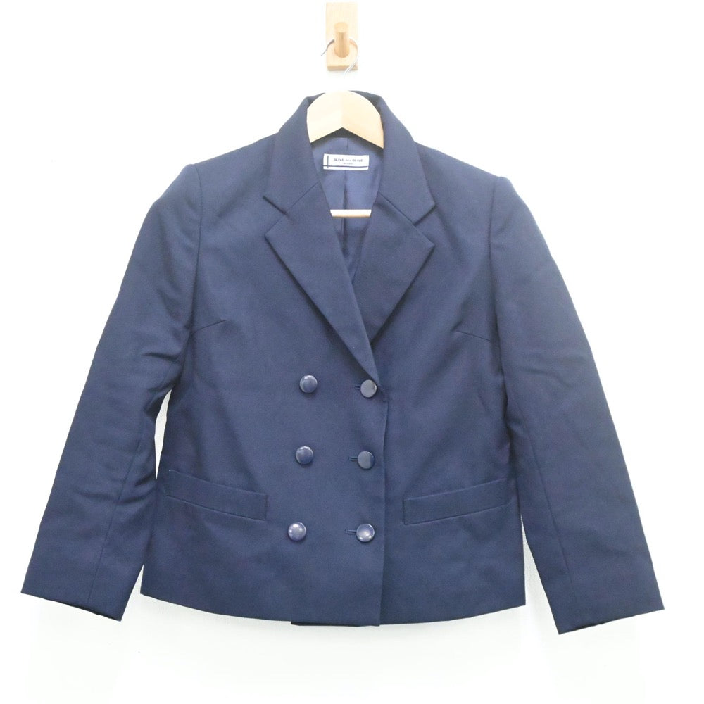 【中古】茨城県 茨城県立水戸第二高等学校 女子制服 2点（ブレザー・ジャンパースカート）sf009669