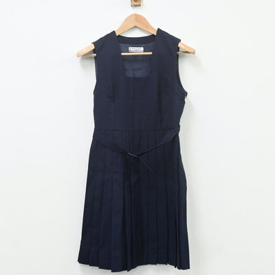 【中古】茨城県 茨城県立水戸第二高等学校 女子制服 2点（ブレザー・ジャンパースカート）sf009669