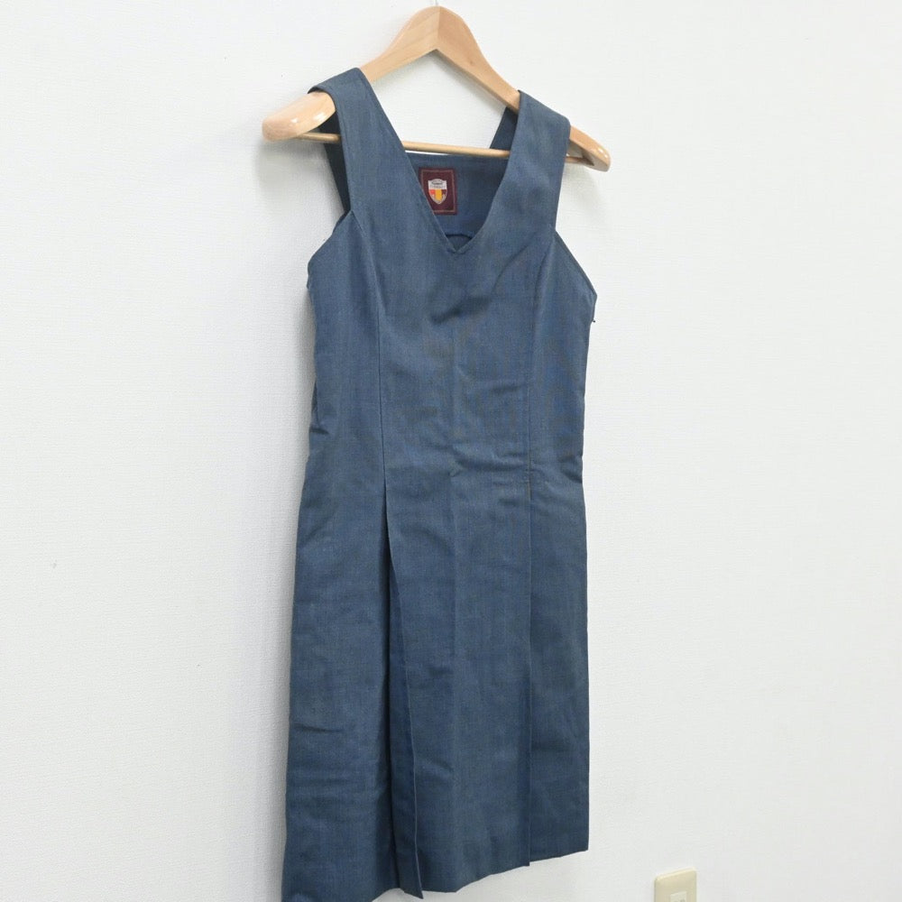 【中古】茨城県 茨城県立水戸第二高等学校 女子制服 1点（ジャンパースカート）sf009671