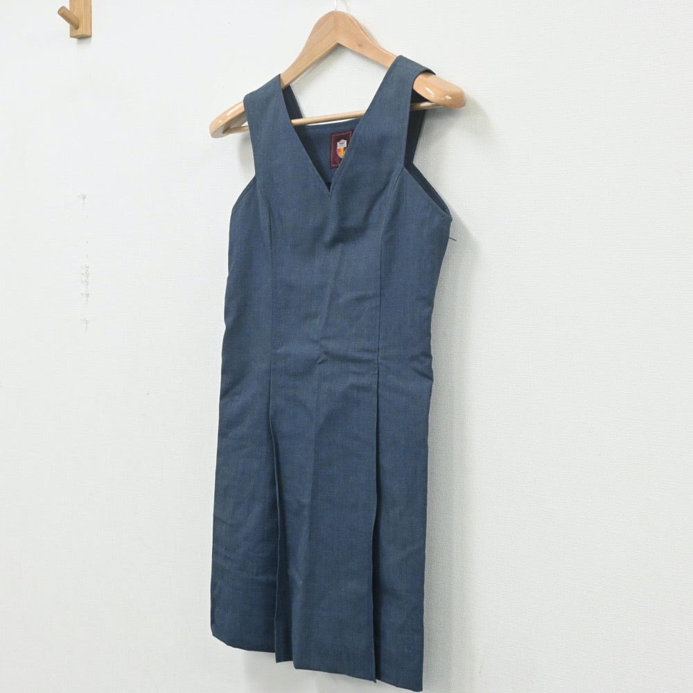 【中古】茨城県 茨城県立水戸第二高等学校 女子制服 1点（ジャンパースカート）sf009671