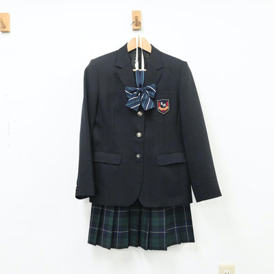 【中古】東京都 東京都立葛西南高等学校 女子制服 3点（ブレザー・スカート）sf009690