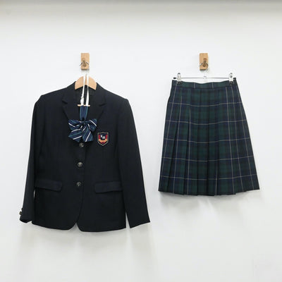 【中古】東京都 東京都立葛西南高等学校 女子制服 3点（ブレザー・スカート）sf009690