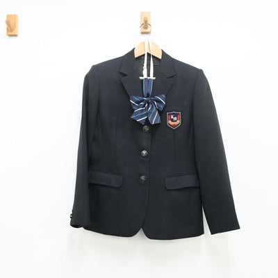 【中古】東京都 東京都立葛西南高等学校 女子制服 3点（ブレザー・スカート）sf009690