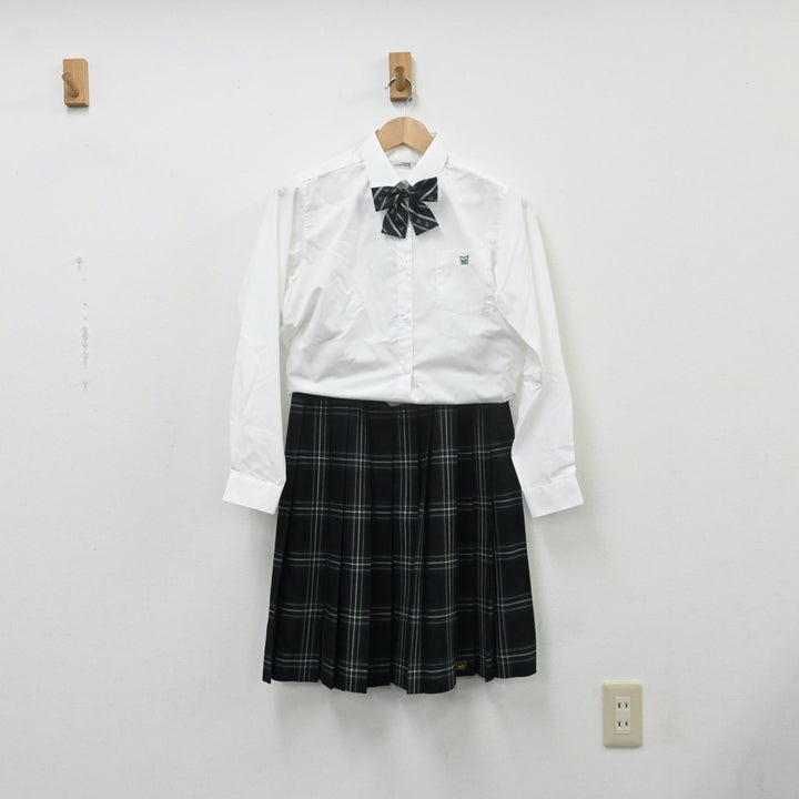 【中古】大阪府 大阪府立阪南高等学校 女子制服 5点（ブレザー・シャツ・スカート）sf009692