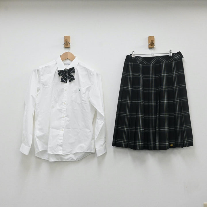 【中古】大阪府 大阪府立阪南高等学校 女子制服 5点（ブレザー・シャツ・スカート）sf009692