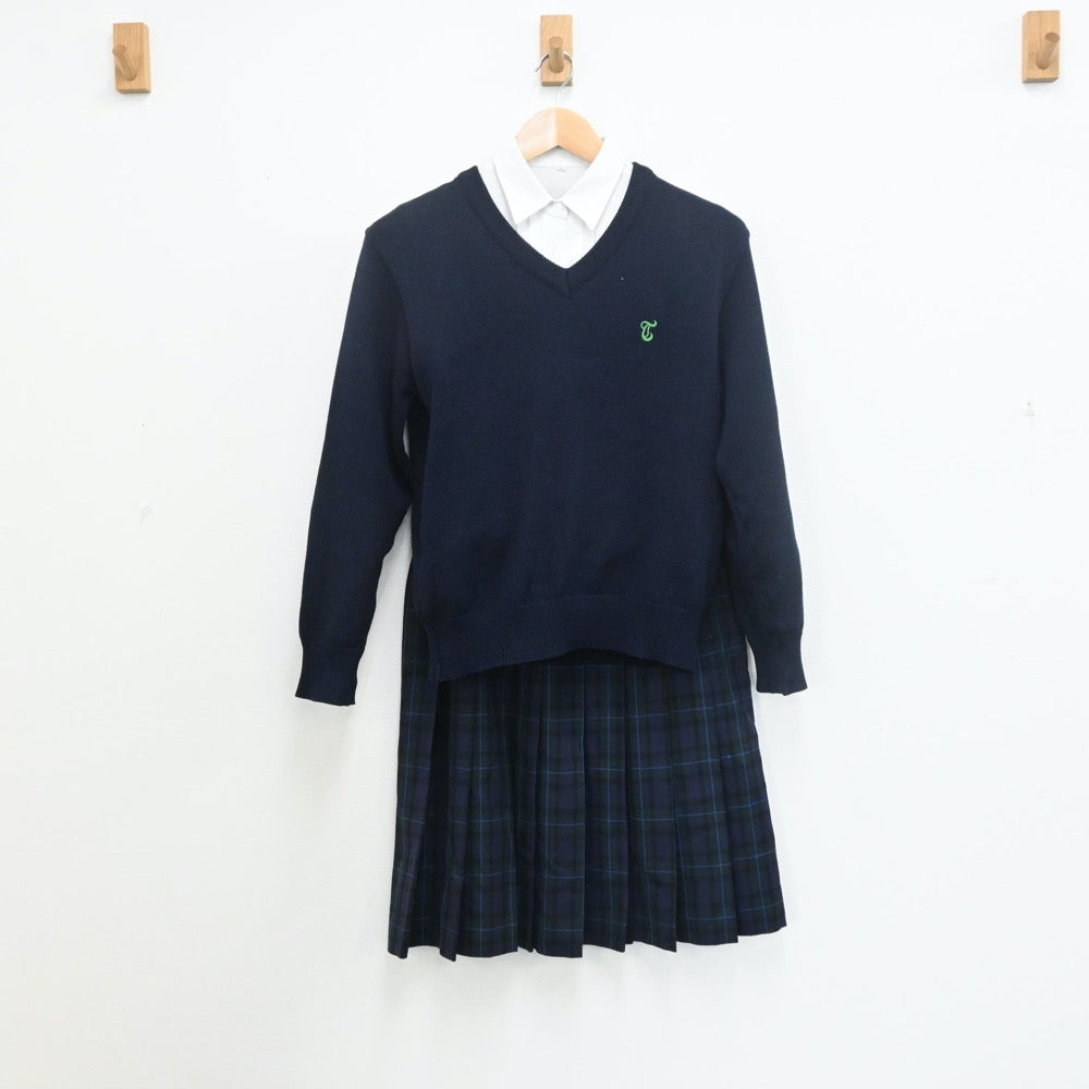 中古制服】東京都 東京高等学校 女子制服 6点（ブレザー・ベスト・ニット・シャツ・スカート）sf009695【リサイクル学生服】 | 中古制服 通販パレイド