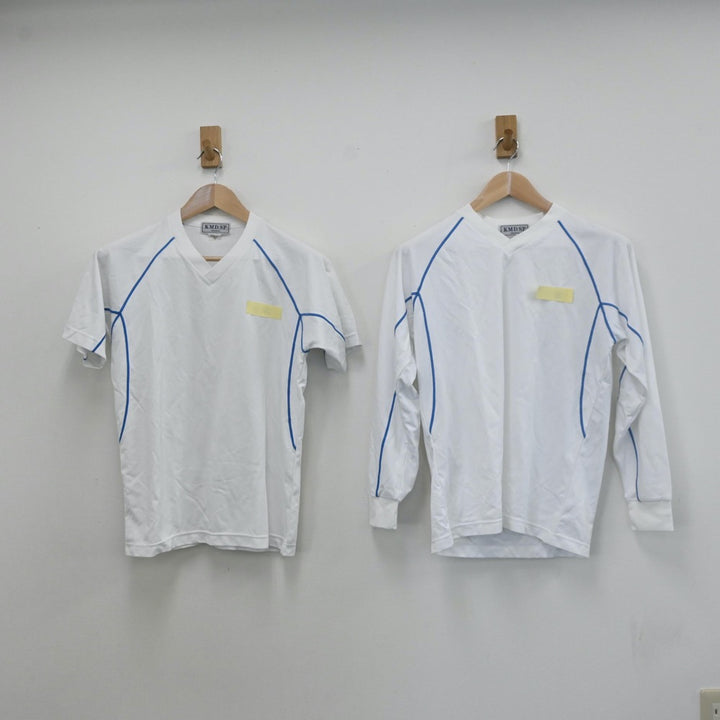 中古制服】京都府 京都精華学園 中学校 女子制服 3点（体操服 上・体操