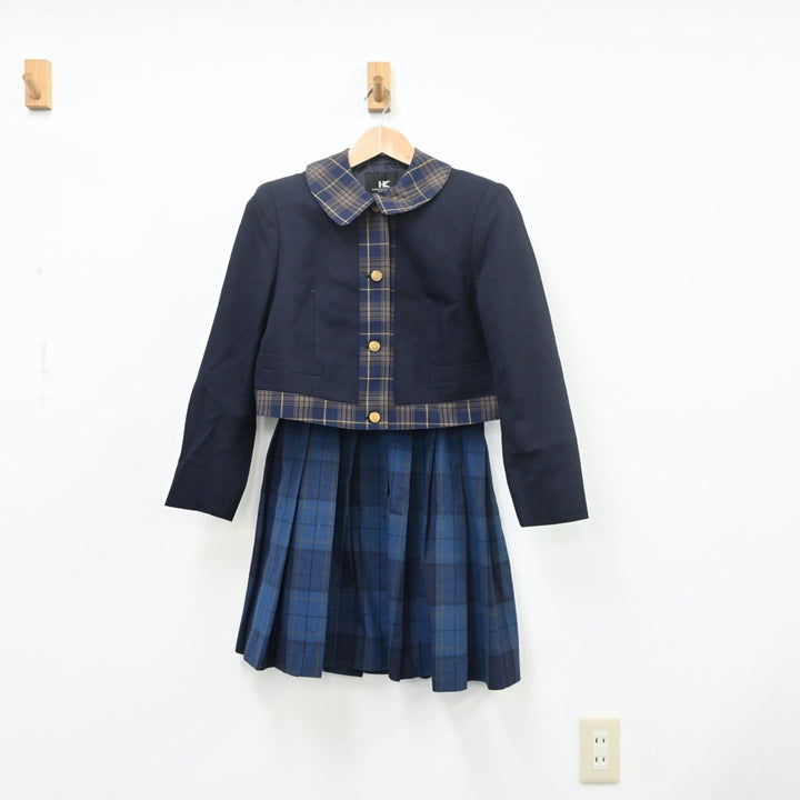 【中古】福岡県 福岡女子高等学校 女子制服 3点（ブレザー・スカート）sf009770