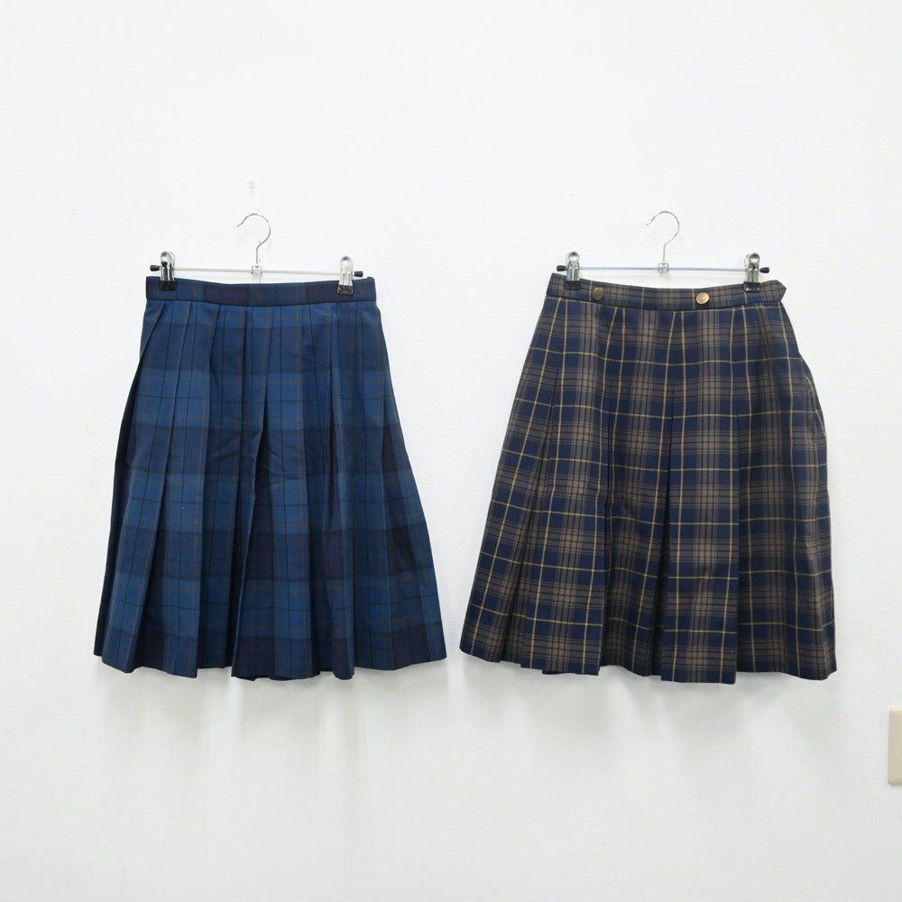 【中古】福岡県 福岡女子高等学校 女子制服 3点（ブレザー・スカート）sf009770