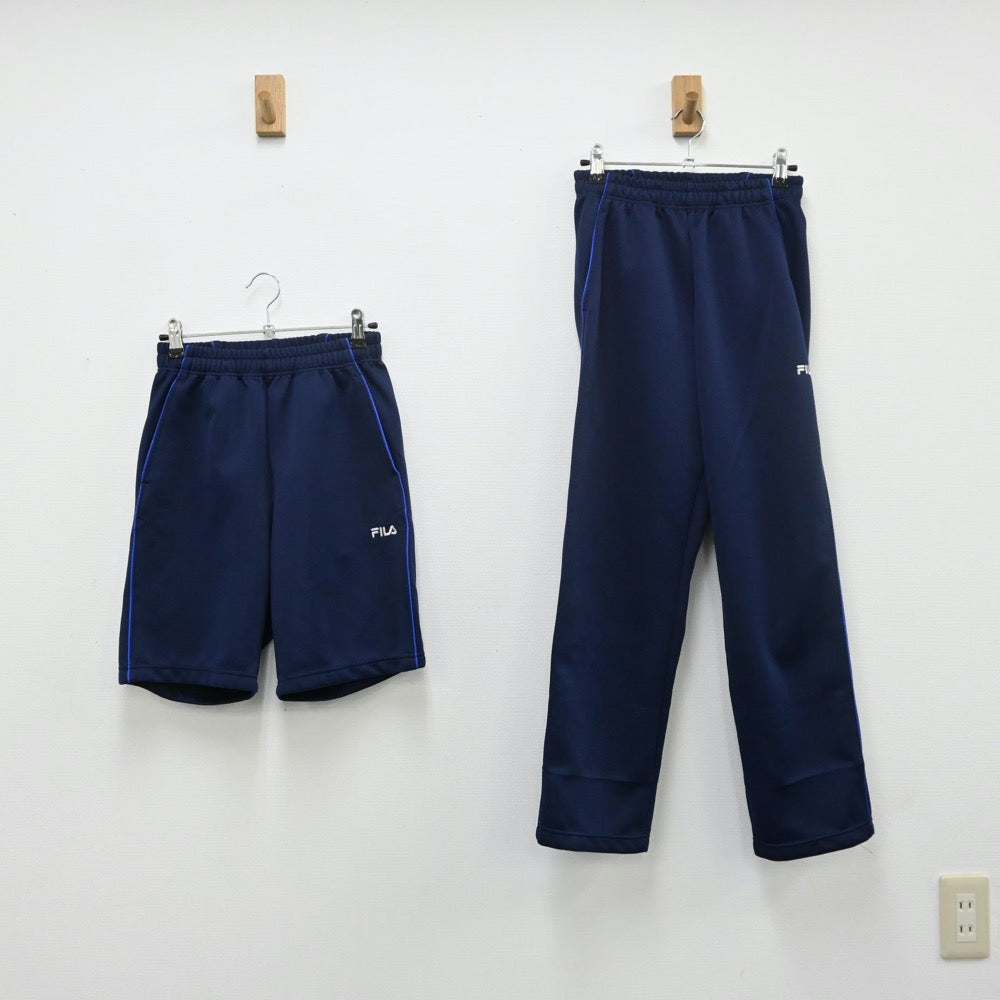 中古制服】大阪府 城陽中学校 女子制服 4点（体操服 上・体操服
