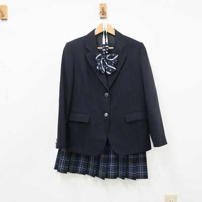 【中古】東京都 六本木高等学校 女子制服 5点（ブレザー・スカート）sf009785