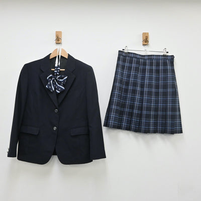 【中古】東京都 六本木高等学校 女子制服 5点（ブレザー・スカート）sf009785