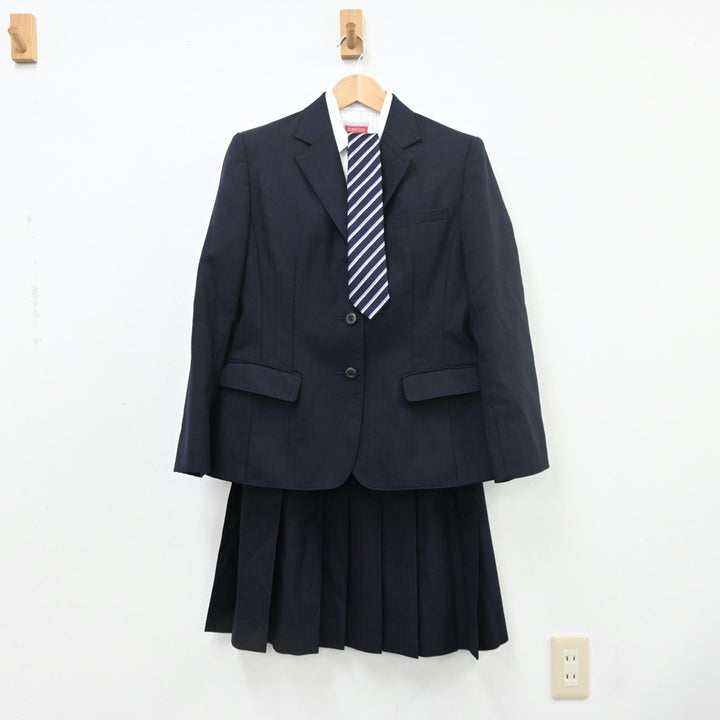 【中古制服】京都府 西城陽高等学校 女子制服 6点（ブレザー・シャツ・ニット・スカート）sf009791【リサイクル学生服】 | 中古制服通販パレイド