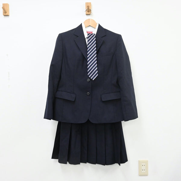 【中古制服】京都府 西城陽高等学校 女子制服 6点（ブレザー・シャツ・ニット・スカート）sf009791【リサイクル学生服】 | 中古制服通販パレイド