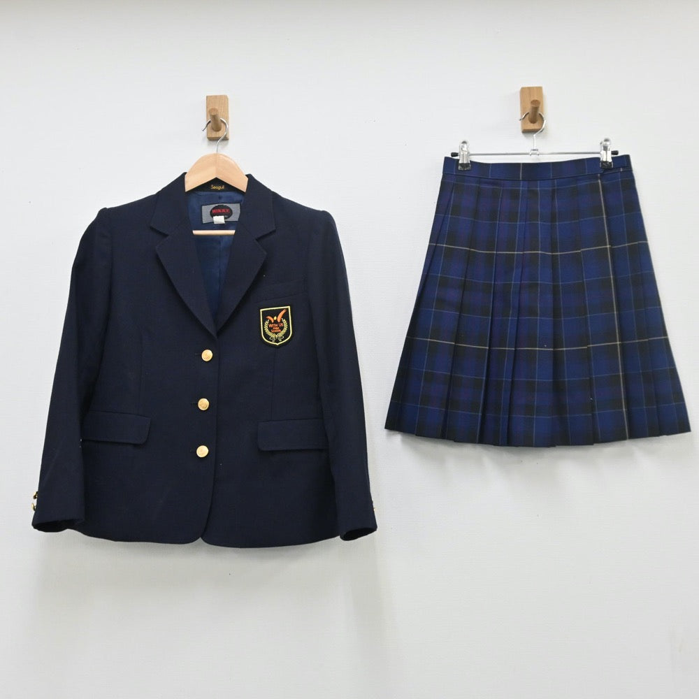 【中古】秋田県 第一学院高等学校 秋田キャンパス 女子制服 4点（ブレザー・スカート）sf009868