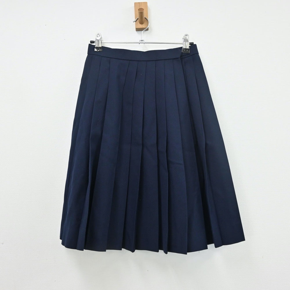 【中古】愛知県 瑞陵高等学校 女子制服 3点（セーラー服・スカート）sf009893