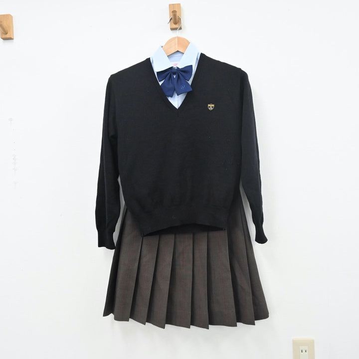 中古制服】京都府 洛南高等学校 女子制服 5点（ブレザー・ニット・シャツ・スカート）sf009904【リサイクル学生服】 | 中古制服通販パレイド