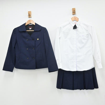 【中古】東京都 桐朋女子高等学校 女子制服 5点（ブレザー・ニット・シャツ・スカート）sf009914