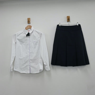 【中古】東京都 桐朋女子高等学校 女子制服 5点（ブレザー・ニット・シャツ・スカート）sf009914