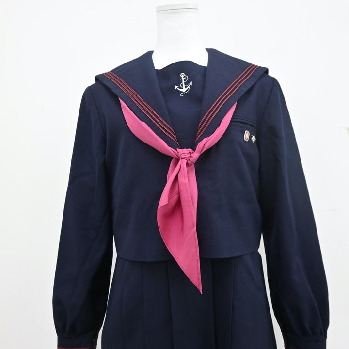 中古制服】福岡県 福岡女学院高等学校 女子制服 4点（セーラー服・ニット・ジャンパースカート）sf009937【リサイクル学生服】 | 中古制服 通販パレイド