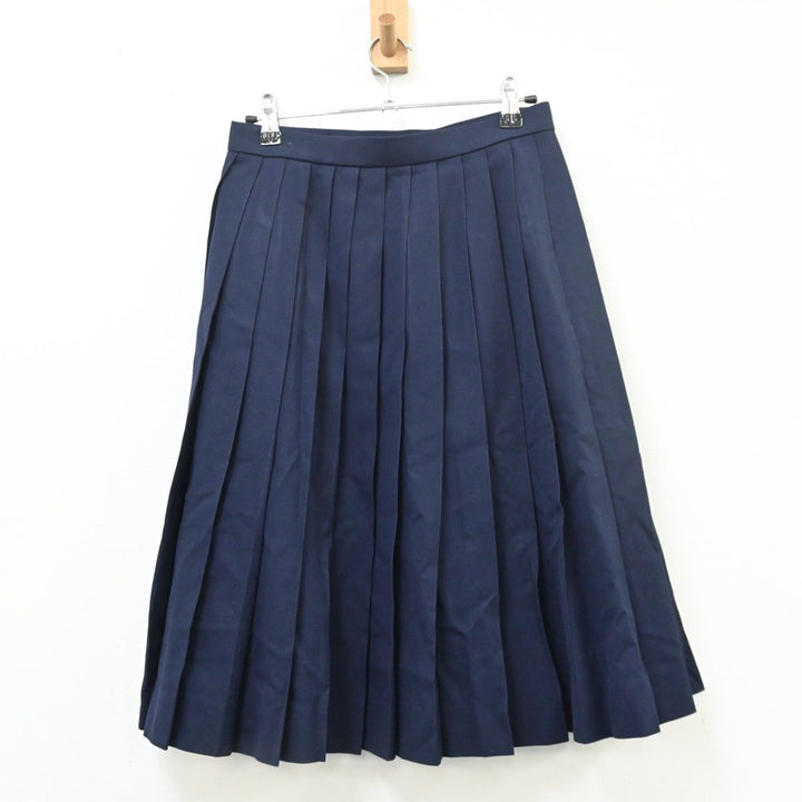 【中古】兵庫県 宝殿中学校 女子制服 3点（セーラー服・スカート）sf009956