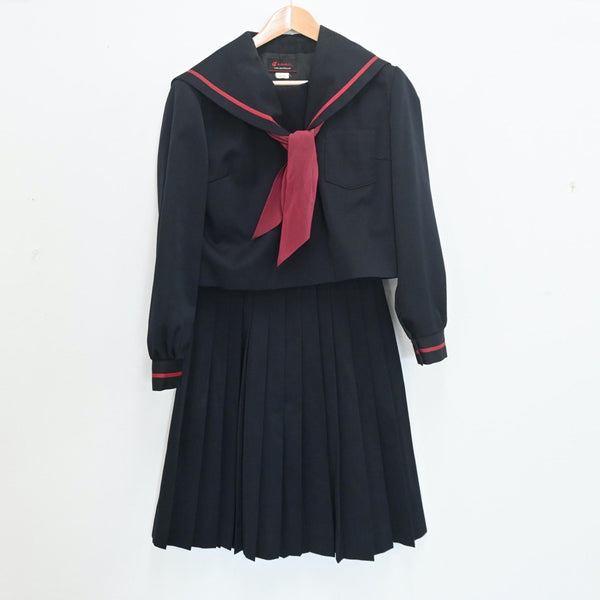 日本買蔵愛知県 額田中学校 女子制服 4点 sf009962 学生服