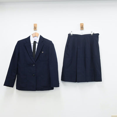 【中古】静岡県 浜松工業高等学校 女子制服 5点（ブレザー・シャツ・スカート）sf009984