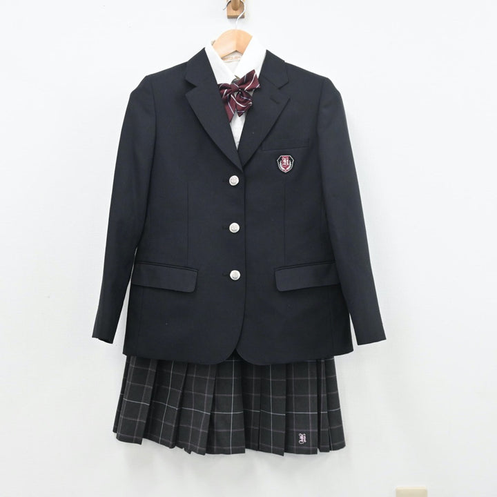 中古制服】大阪府 久米田高等学校 女子制服 5点（ブレザー・シャツ・ニット・スカート）sf010009【リサイクル学生服】 | 中古制服通販パレイド