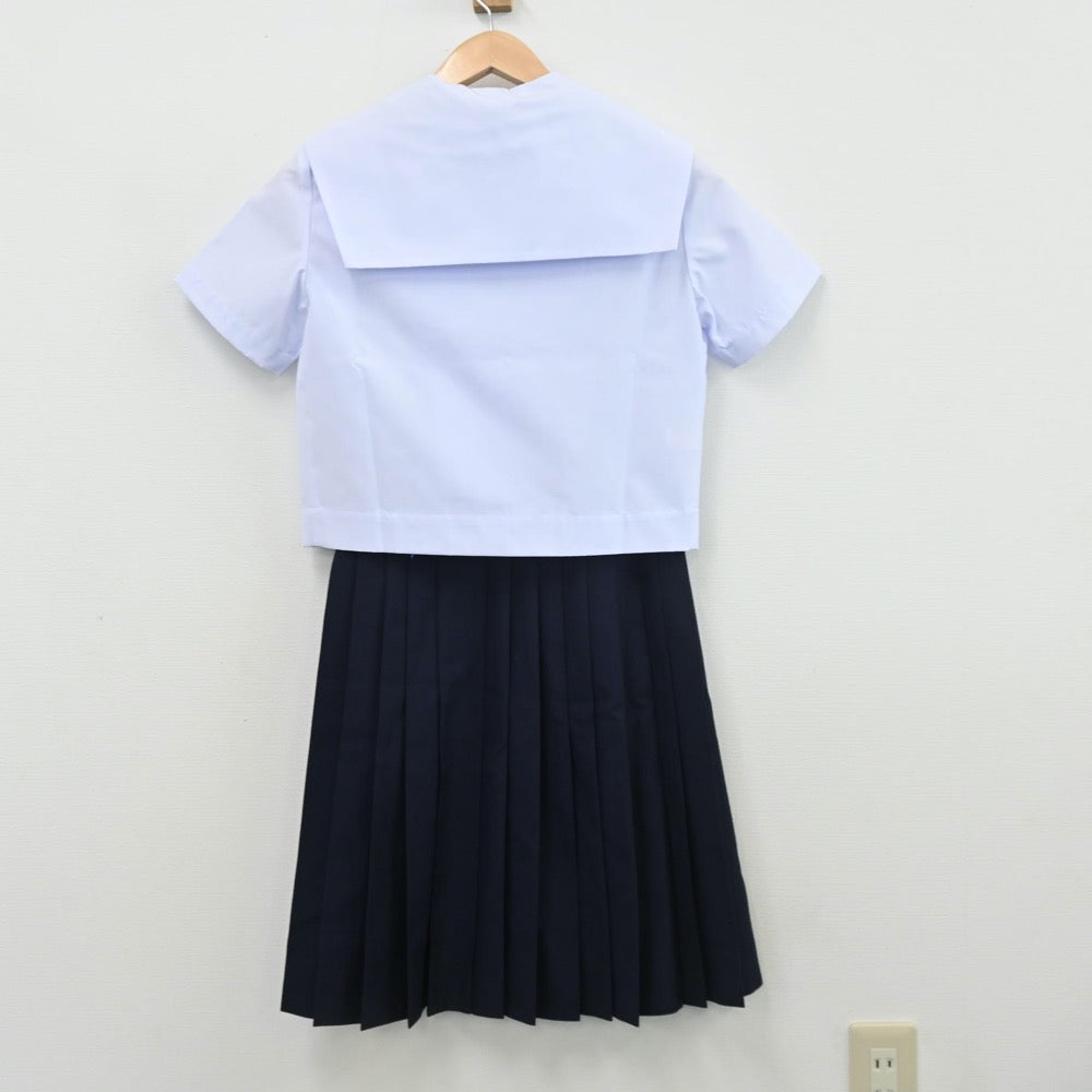 中古制服】愛知県 駒方中学校 女子制服 4点（セーラー服