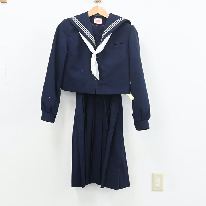 中古制服】福岡県 遠賀中学校 女子制服 3点（セーラー服・ジャンパースカート）sf010035【リサイクル学生服】 | 中古制服通販パレイド