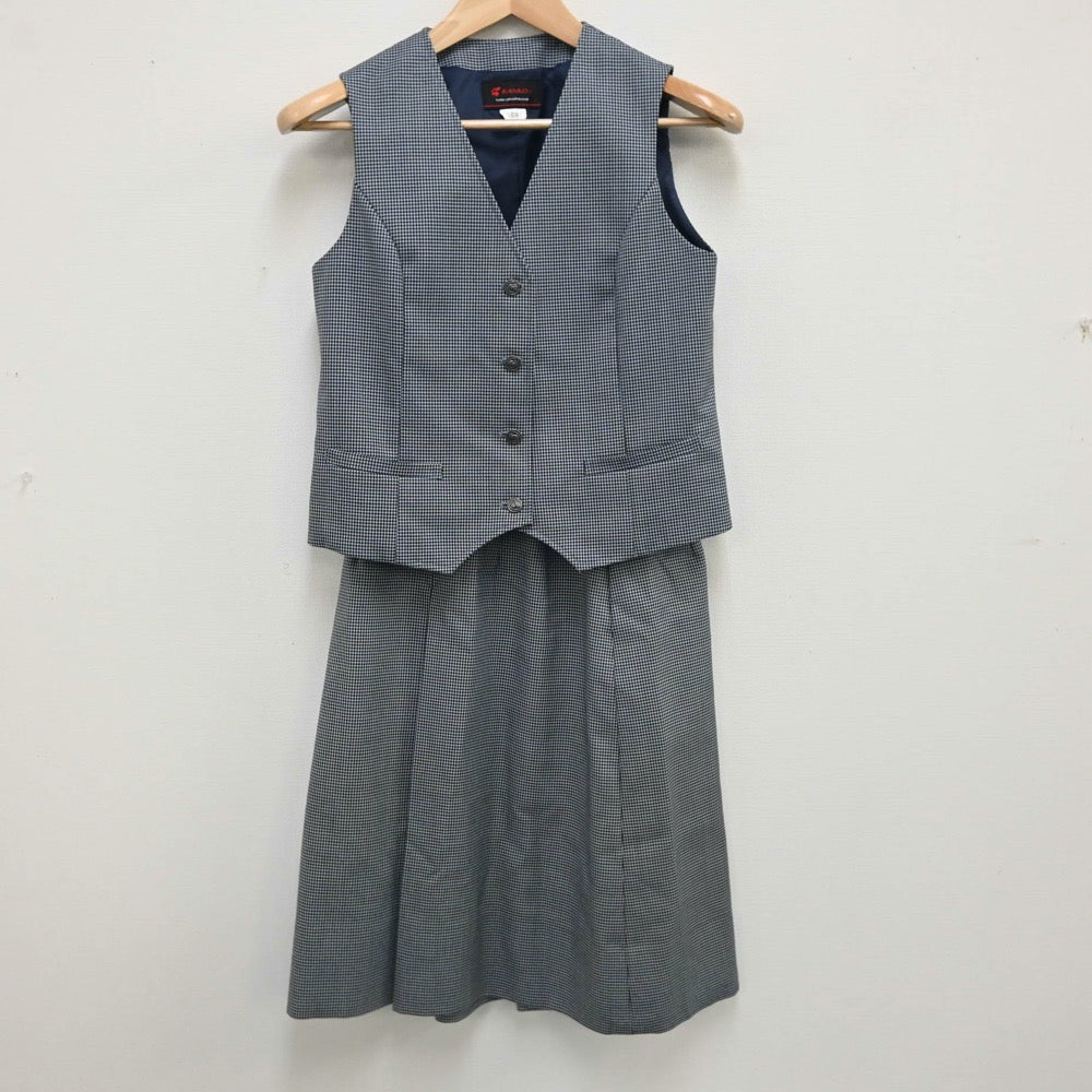 【中古】千葉県 市川市立第七中学校 女子制服 5点（ブレザー・ベスト・シャツ・スカート）sf010067