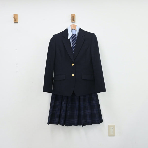 中古制服】神奈川県 中央大学附属横浜高等学校 女子制服 4点（ブレザー・シャツ・スカート）sf010074【リサイクル学生服】 | 中古制服通販パレイド