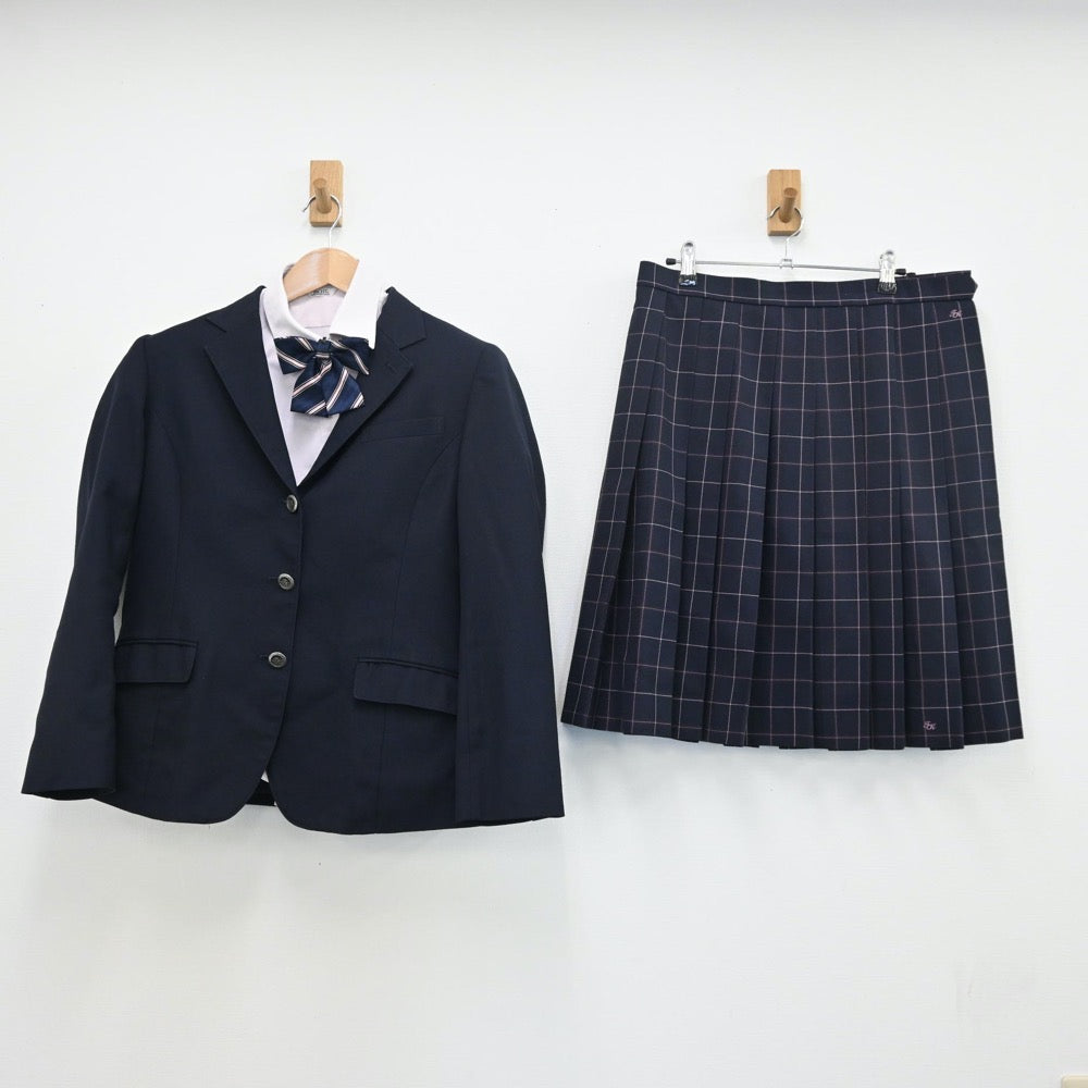 中古制服】茨城県 土浦湖北高等学校 女子制服 5点（ブレザー・シャツ・スカート）sf010092【リサイクル学生服】 | 中古制服通販パレイド