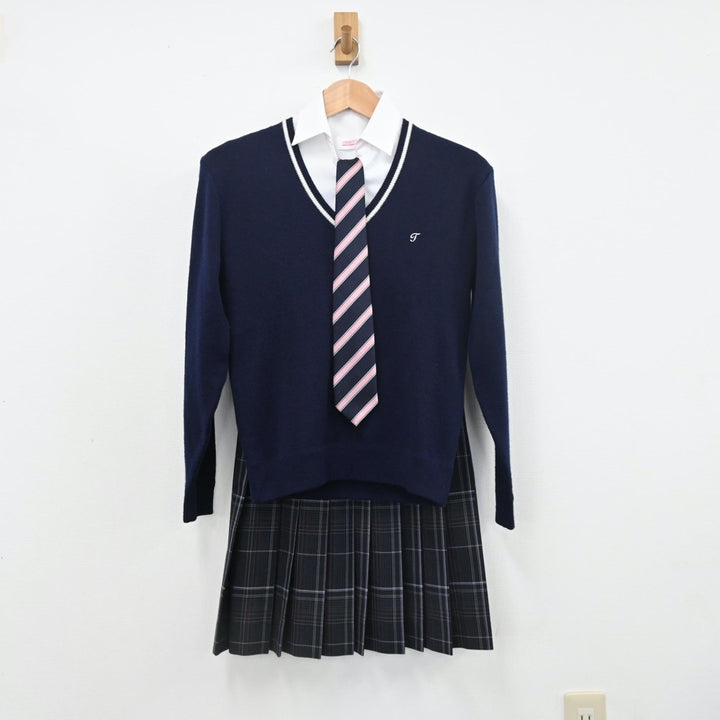 中古制服】愛知県 大成高等学校 女子制服 7点（ブレザー・シャツ・ニット・スカート）sf010101【リサイクル学生服】 | 中古制服通販パレイド