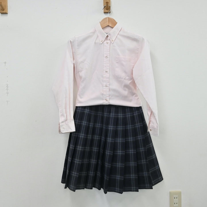 【中古】埼玉県 狭山緑陽高等学校 女子制服 3点（ブレザー・シャツ・スカート）sf010108