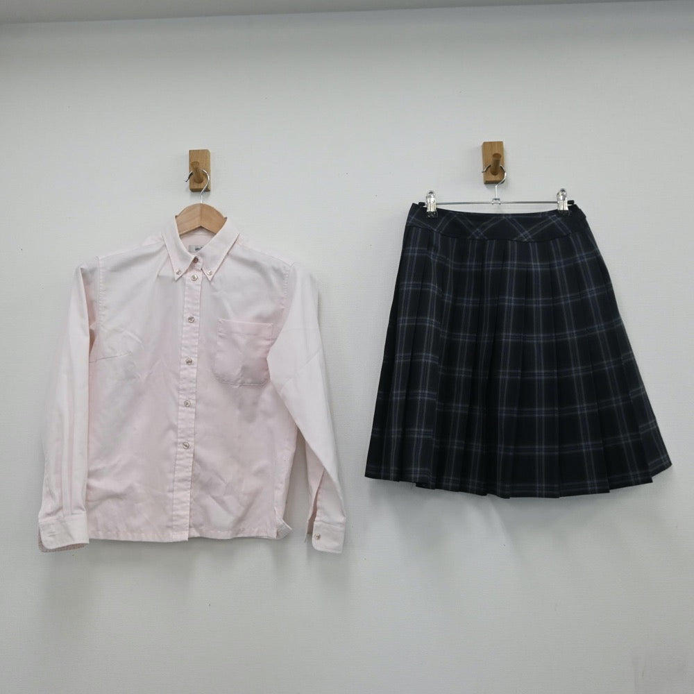 【中古】埼玉県 狭山緑陽高等学校 女子制服 3点（ブレザー・シャツ・スカート）sf010108