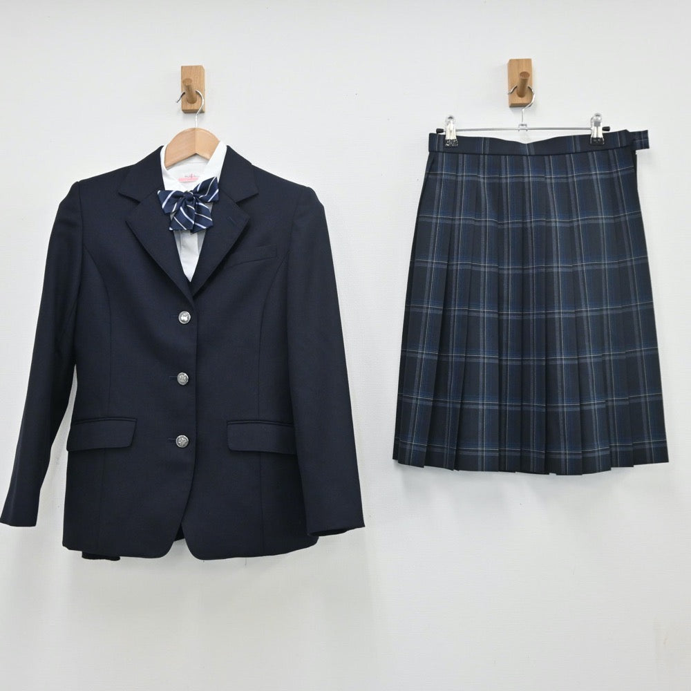 中古制服】富山県 滑川高等学校 女子制服 8点（ブレザー・シャツ・ニット・スカート）sf010110【リサイクル学生服】 | 中古制服通販パレイド