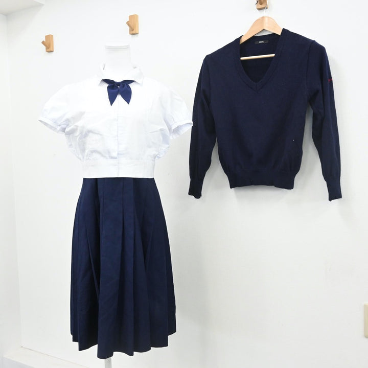 【中古制服】奈良県 帝塚山中学高等学校 女子制服 5点（シャツ・ニット・スカート）sf010129【リサイクル学生服】 | 中古制服通販パレイド