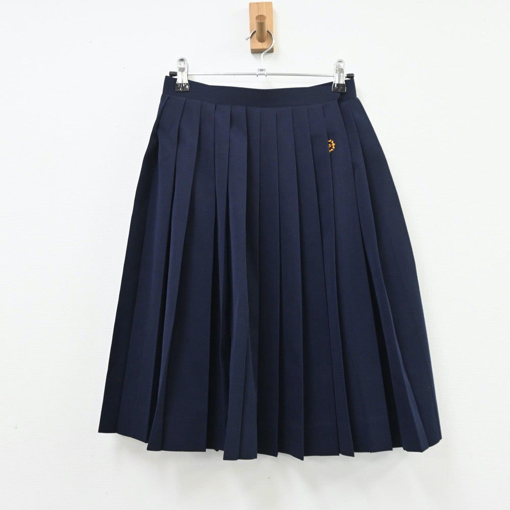 【中古】三重県 明正中学校 女子制服 2点（セーラー服・スカート）sf010158