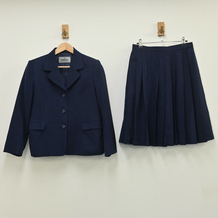 【中古】千葉県 千葉東高等学校 女子制服 2点（ブレザー・スカート）sf010169